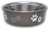 Loving Pets Bella Bowl Dog Bowl, Small, 1 Pint, Espresso Loving Pets Bella Bowl Dog Bowl, Small, 1 Pint, Espresso