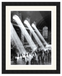 Give any room an artful, urban flair with this black-and-white photography print of Grand Central Station. With warm rays of light streaming in from above, the bustling hub of New York City looks almost peaceful. Give any room an artful, urban flair with this black-and-white photography print of Grand Central Station. With warm rays of light streaming in from above, the bustling hub of New York City looks almost peaceful.