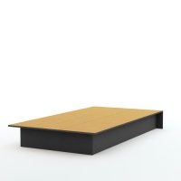 South Shore Libra Collection Twin 39-inch Platform Bed, Black South Shore Libra Collection Twin 39-inch Platform Bed, Black