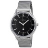 Skagen Men's O820XLSSB Quartz Stainless Steel Black Dial Luminous Watch