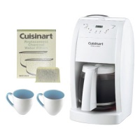 Cuisinart DGB-500 Grind & Brew 12-Cup Automatic Coffeemaker in White Bundle Cuisinart DGB-500 Grind & Brew 12-Cup Automatic Coffeemaker in White Bundle