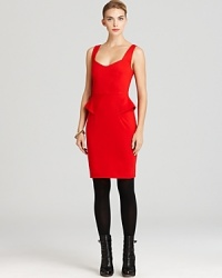 Paint the town red in a show-stopping Trina Turk dress, accented with an on-trend peplum waist for a look of full-on glamour. Paint the town red in a show-stopping Trina Turk dress, accented with an on-trend peplum waist for a look of full-on glamour.