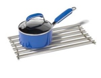 Euro Trivet Grande (Satin Nickel) (.5H x 14W x 7.75D) Euro Trivet Grande (Satin Nickel) (.5H x 14W x 7.75D)