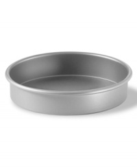 Layer upon layer of great taste-crafted with a heavy-gauge steel core, this professional pan is perfect for making tiered or stacked cakes! Two interlocking layers of a high-performance nonstick coating guarantee a gentle release for picture-perfect party presentation. Lifetime warranty. Layer upon layer of great taste-crafted with a heavy-gauge steel core, this professional pan is perfect for making tiered or stacked cakes! Two interlocking layers of a high-performance nonstick coating guarantee a gentle release for picture-perfect party presentation. Lifetime warranty.