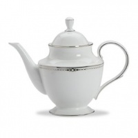 Lenox Pearl Platinum Bone China Teapot Lenox Pearl Platinum Bone China Teapot