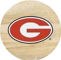 Thirstystone Natural Sandstone Set of 4 Coasters University of Georgia