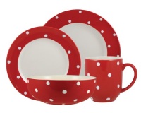 Spode Baking Days Red 4-Piece Place Setting Spode Baking Days Red 4-Piece Place Setting