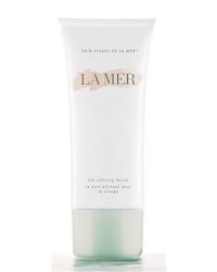 La Mer The Refining Facial, a multi-action complex, instantly smoothes and boosts skin's brightness and radiance. It utilizes fermented acidic sea muds to soften skin and gently lift away dry surface cells. As the cream is lightly massaged onto the face, pure diamond powder and polished sea quartz perform as physical exfoliants while smart minerals convert the massage action into energy. Circulation is immediately stimulated and skin is awakened. La Mer The Refining Facial, a multi-action complex, instantly smoothes and boosts skin's brightness and radiance. It utilizes fermented acidic sea muds to soften skin and gently lift away dry surface cells. As the cream is lightly massaged onto the face, pure diamond powder and polished sea quartz perform as physical exfoliants while smart minerals convert the massage action into energy. Circulation is immediately stimulated and skin is awakened.