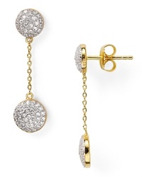 Timeless allure comes calling with this pair of Crislu stud earrings, which feature delicate micro pave cubic zirconia, finished in pure 18K gold. Timeless allure comes calling with this pair of Crislu stud earrings, which feature delicate micro pave cubic zirconia, finished in pure 18K gold.