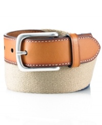 Casual cool is right at your fingertips with this belt from Tommy Hilfiger. Casual cool is right at your fingertips with this belt from Tommy Hilfiger.