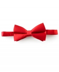 For the ultimate formal touch, this bowtie from Michelsons is effortlessly elegant for any occasion. It comes pre-tied for your convenience. For the ultimate formal touch, this bowtie from Michelsons is effortlessly elegant for any occasion. It comes pre-tied for your convenience.