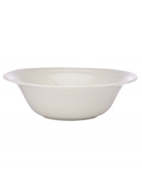 Serve an array of sides with these handsome small serving bowls. Fresh and understated, this collection features a pure white glaze and elegant modern lines that evoke winter's snow-capped slopes. Serve an array of sides with these handsome small serving bowls. Fresh and understated, this collection features a pure white glaze and elegant modern lines that evoke winter's snow-capped slopes.