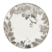 Lenox 822837 Silver Applique Salad Plate, White Lenox 822837 Silver Applique Salad Plate, White
