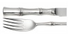 Ricci Bamboo 5-Piece Stainless-Steel Flatware Place Setting, Service for 1