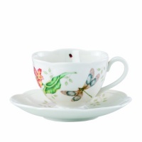 Lenox Butterfly Meadow Dragonfly 8-Ounce Cup and Saucer Set Lenox Butterfly Meadow Dragonfly 8-Ounce Cup and Saucer Set