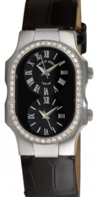 Philip Stein Women's 1DBCBABS Diamond Alligator Strap Watch Philip Stein Women's 1DBCBABS Diamond Alligator Strap Watch