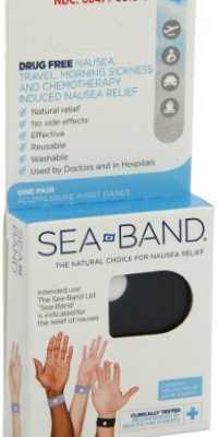 Sea-Band Adult Wristband, Color May Vary, 1-Pair Sea-Band Adult Wristband, Color May Vary, 1-Pair