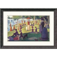 Sunday Afternoon On The Island of La Grande Jatte, 1884-1886 Framed Art Print by Georges Seurat Sunday Afternoon On The Island of La Grande Jatte, 1884-1886 Framed Art Print by Georges Seurat
