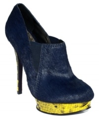 The luxe upper and bold contrasting platform on the Lyndah shooties by RACHEL Rachel Roy are so uniquely beautiful, you'll be in fashion heaven. The luxe upper and bold contrasting platform on the Lyndah shooties by RACHEL Rachel Roy are so uniquely beautiful, you'll be in fashion heaven.