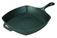 Lodge Logic Pre-Seasoned 10-1/2-Inch Cast-Iron Square Skillet