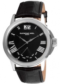 Raymond Weil 9576-STC-00200 Men's Tradition Black Leather Watch Raymond Weil 9576-STC-00200 Men's Tradition Black Leather Watch