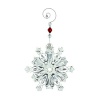 Waterford 2011 Annual Snow Crystal Pierced Ornament