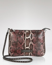 Slung over your shoulder or across your chest, Sam Edelman's signature snake pouch exudes sleek style.