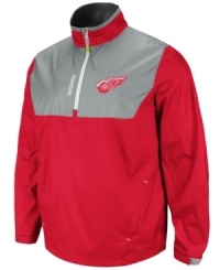 Put your Detroit Red Wings pride on display with this NHL jacket from Reebok. Put your Detroit Red Wings pride on display with this NHL jacket from Reebok.