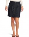 Dockers Women's Alpha Khaki Skirt, True Night, 10