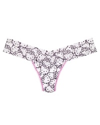 Hanky Panky meets Hello Kitty with this fabulously fun low-rise thong. Style #4V1582. Hanky Panky meets Hello Kitty with this fabulously fun low-rise thong. Style #4V1582.