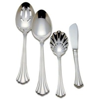 Reed & Barton 1800 18/10 Stainless Steel 4-Piece Flatware Hostess Set Reed & Barton 1800 18/10 Stainless Steel 4-Piece Flatware Hostess Set