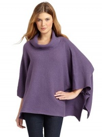 THE LOOKRibbed knit constructionTurtleneckPoncho-inspired designTHE FITAbout 33 from shoulder to hemTHE MATERIALYak/woolCARE & ORIGINHand washImportedModel shown is 5'9½ (176cm) wearing US size Small. THE LOOKRibbed knit constructionTurtleneckPoncho-inspired designTHE FITAbout 33 from shoulder to hemTHE MATERIALYak/woolCARE & ORIGINHand washImportedModel shown is 5'9½ (176cm) wearing US size Small.