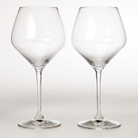 Varietal-specific, Riedel's Heart to Heart collection was developed to draw out maximum flavor from your favorite vintages through meticulously designed extra angles. Classically styled, they feature shorter stems that cut down on breakage. Varietal-specific, Riedel's Heart to Heart collection was developed to draw out maximum flavor from your favorite vintages through meticulously designed extra angles. Classically styled, they feature shorter stems that cut down on breakage.