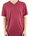 Polo Ralph Lauren Men's V-Neck Short Sleeve T-Shirt Carson Red PRL