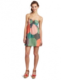 Roxy Juniors Flowy Nights Tube Dress, Blue/Green, Medium Roxy Juniors Flowy Nights Tube Dress, Blue/Green, Medium