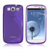 Jkase Slim-Fit Streamline Ultra Durable TPU Case for Samsung Galaxy S III - Retail Packaging - Purple