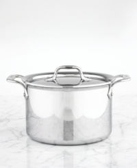 From stovetop to tabletop, this versatile piece evenly warms food fast for a superior performance and a stylish appearance that translates in and out of the kitchen. All-Clad's high-performance casserole is constructed with a durable stainless steel interior, a pure aluminum core and a hand-polished mirror-finished exterior. Lifetime warranty. From stovetop to tabletop, this versatile piece evenly warms food fast for a superior performance and a stylish appearance that translates in and out of the kitchen. All-Clad's high-performance casserole is constructed with a durable stainless steel interior, a pure aluminum core and a hand-polished mirror-finished exterior. Lifetime warranty.