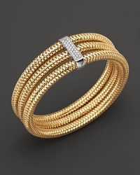 Roberto Coin 18K Yellow Gold Diamond Primavera Bangle Roberto Coin 18K Yellow Gold Diamond Primavera Bangle