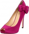 Ivanka Trump Women's Ciry Peep-Toe Pump,Hot Pink,8 M US