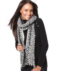 Don't change your stripes. Layer them on thick for winter with this cozy chenille scarf by Charter Club. Don't change your stripes. Layer them on thick for winter with this cozy chenille scarf by Charter Club.