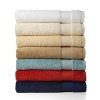 Indulge your love of softness and color with this plush combed cotton bath sheet featuring a wide honeycomb dobby. SFERRA uses a revolutionary dyeing technique that preserves color through wash after wash.