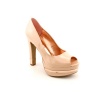 Unlisted Kenneth Cole Carry with You Peep Toe Platforms Heels Shoes Nude Womens
