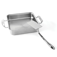 This stainless steel casserole set from All-Clad includes the essential basics for cooking and serving anything from lasagna to desserts. This stainless steel casserole set from All-Clad includes the essential basics for cooking and serving anything from lasagna to desserts.