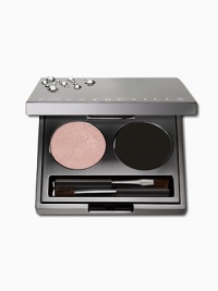Celebrate the Holiday season with Chantecaille's first-ever limited-edition Swarovski crystal Holiday eye shadow duo. Contains two new shadow formulas: the lid shade is incredibly silky with a hint of color and festive shine, and the matte black liner shade offers rich, saturated color. Brushes included. Celebrate the Holiday season with Chantecaille's first-ever limited-edition Swarovski crystal Holiday eye shadow duo. Contains two new shadow formulas: the lid shade is incredibly silky with a hint of color and festive shine, and the matte black liner shade offers rich, saturated color. Brushes included.