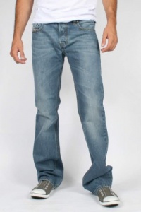 Diesel Zatiny 0073P Regular Bootcut Jeans 33/31 Mens Blue Made in Italy Diesel Zatiny 0073P Regular Bootcut Jeans 33/31 Mens Blue Made in Italy