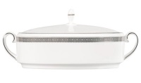 Vera Wang by Wedgwood Vera Lace 1.5-Quart Covered Vegetable Vera Wang by Wedgwood Vera Lace 1.5-Quart Covered Vegetable