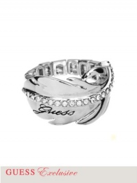 GUESS Silver-Tone Feather Ring, SILVER GUESS Silver-Tone Feather Ring, SILVER