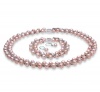 PearlsOnly Weave Pink 6.0-6.5mm A Freshwater Cultured Pearl Set