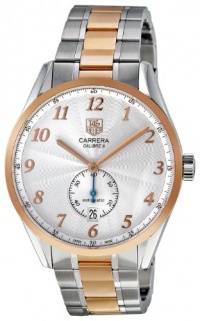 Tag Heuer Men's WAS2151.BD0734 Carrera Heritage Silver Dial Dress Watch Tag Heuer Men's WAS2151.BD0734 Carrera Heritage Silver Dial Dress Watch