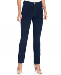 Get the same slimming silhouette you love in a new fall-ready style with these fine-wale corduroy pants from Not Your Daughter's Jeans.